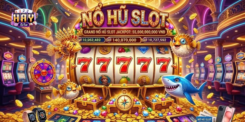Các game nổ hũ slot phổ biến được yêu thích hiện nay