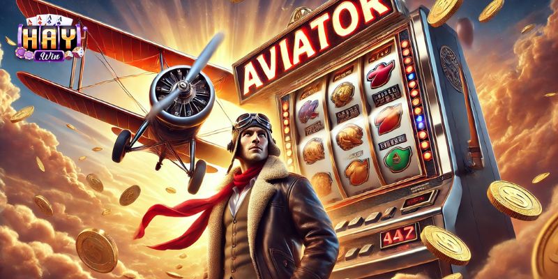 Màn hình giao diện the aviator game với đường bay và hệ số tăng liên tục